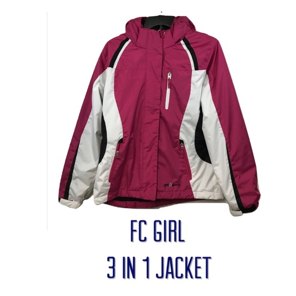 FC Girls 3 in 1 Jacket - Picture 1 of 8